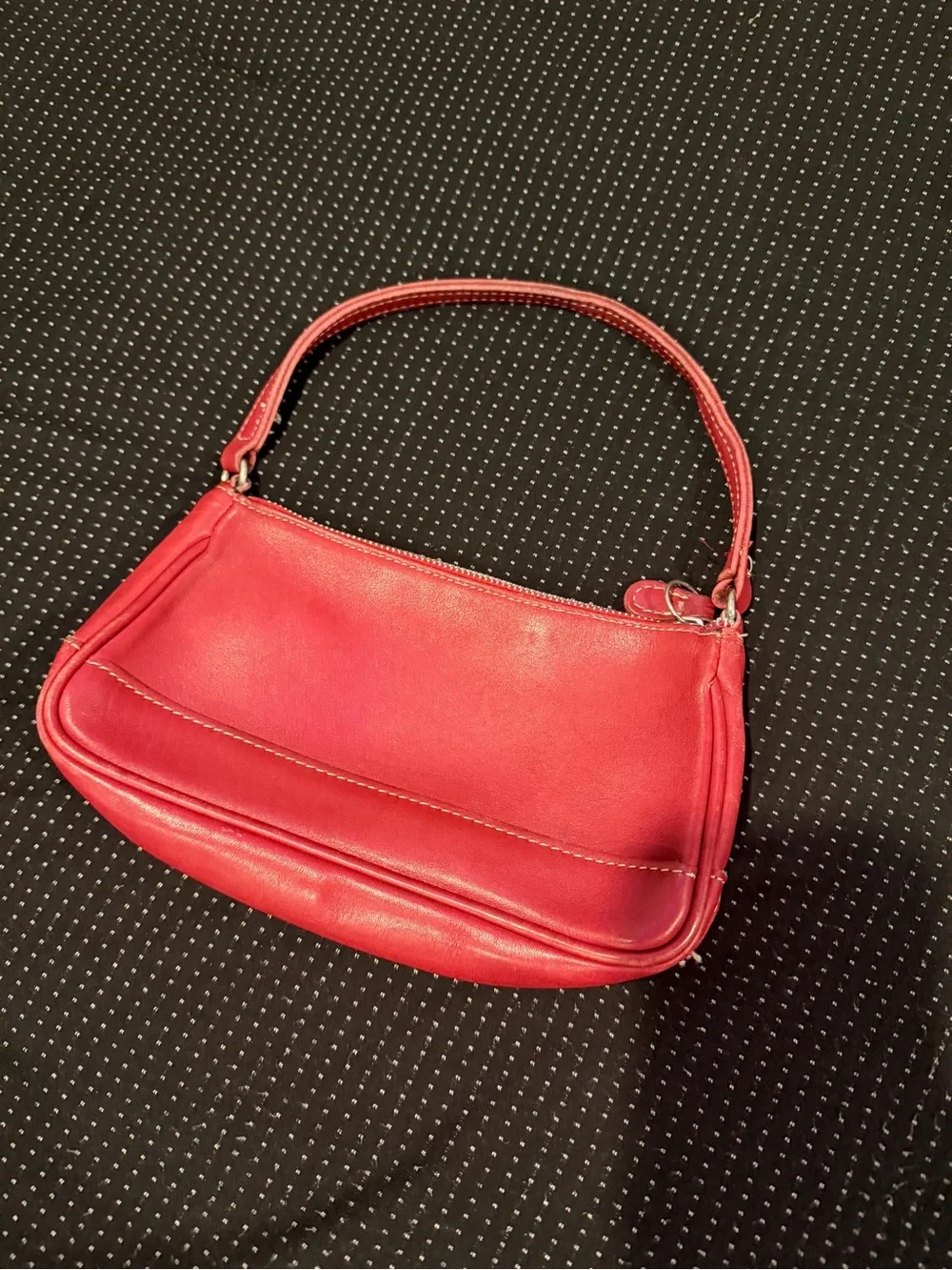 Coach Vintage 7785 Hampton Red Leather Bag